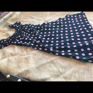 Pink dotted dress, with.great fit